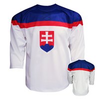 Hokejový dres fanúšik raglan biely